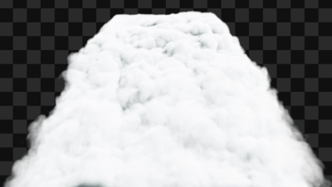 动态瀑布云雾水气雾气三维动画198B