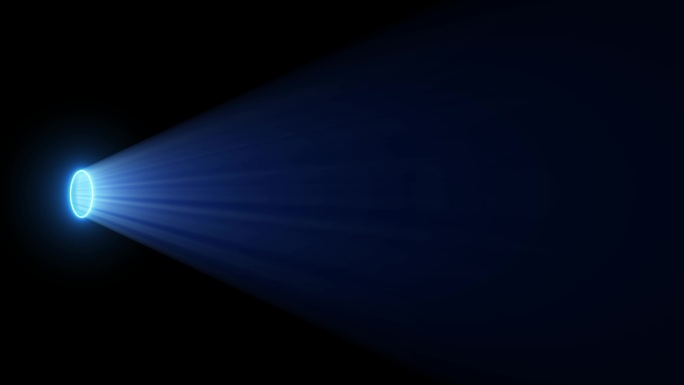 4K一束蓝色灯光投影光线投影光束无缝循环