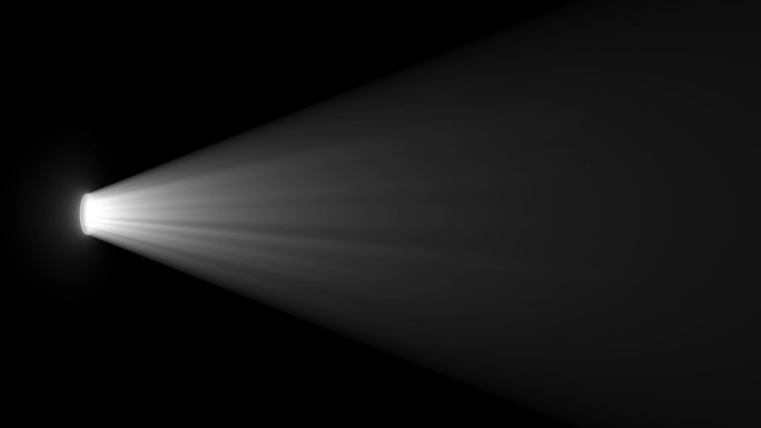 4K一束白色强光投影光线投影光束无缝循环