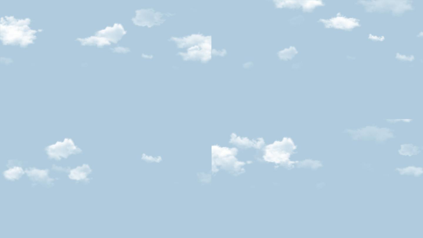 流云背景-无缝循环带透明通道