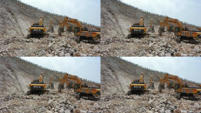 砂石矿 破碎 打锤 矿山开采 工程机械