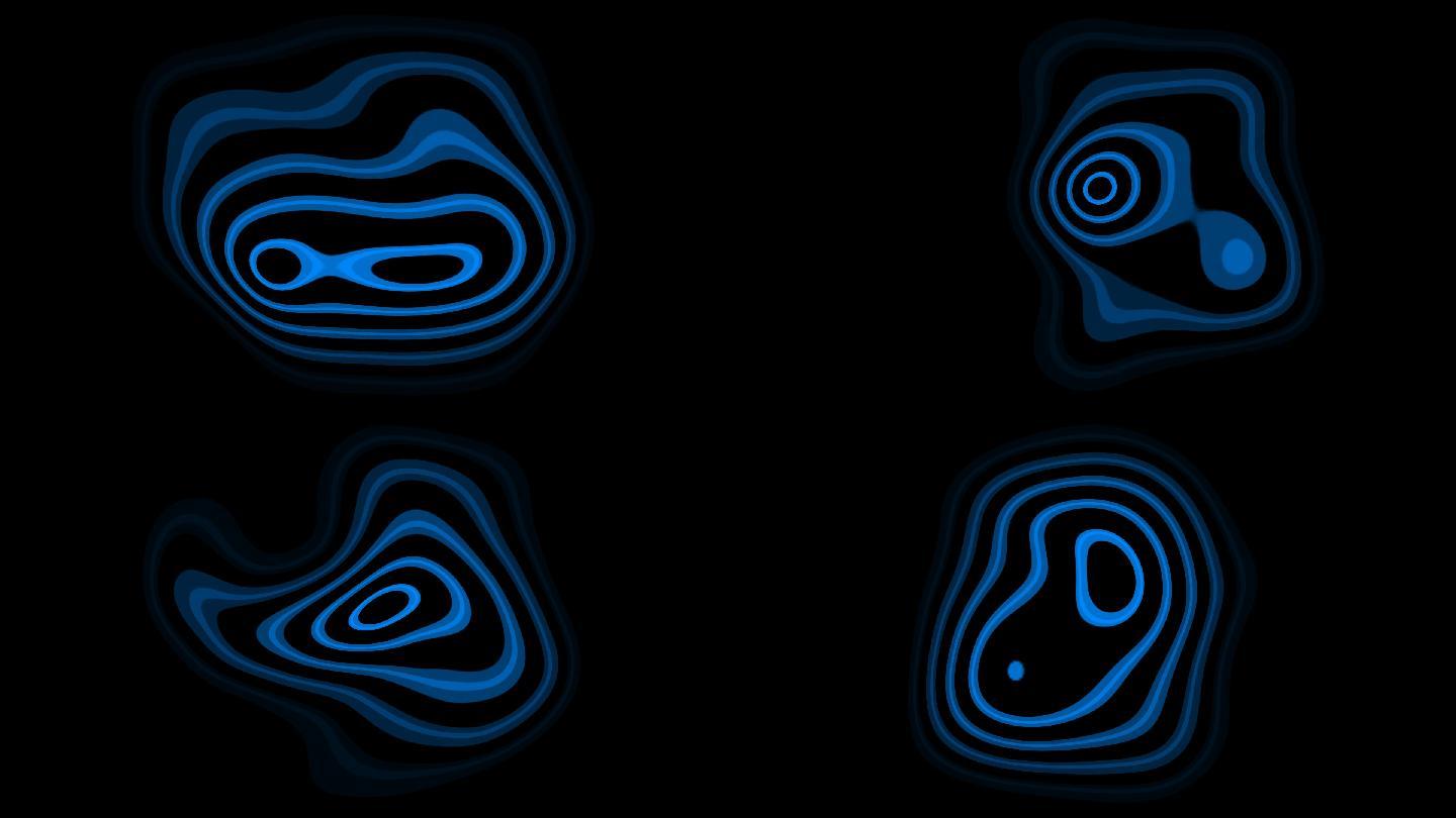 扭曲抽象波纹扩散3-alpha通道