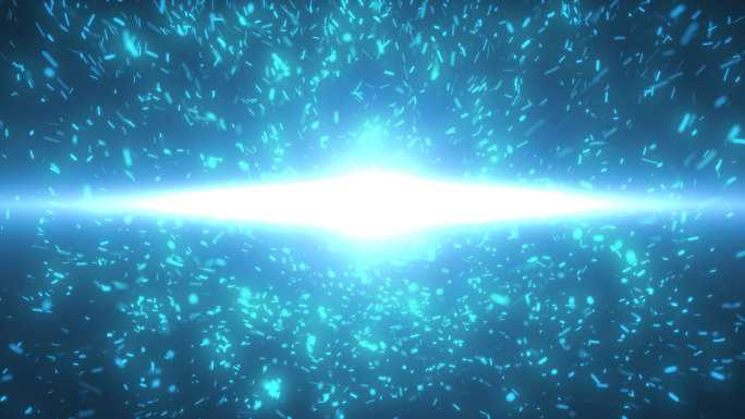 蓝色粒子光效爆炸2-alpha通道