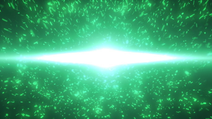 绿色粒子光效爆炸1-alpha通道