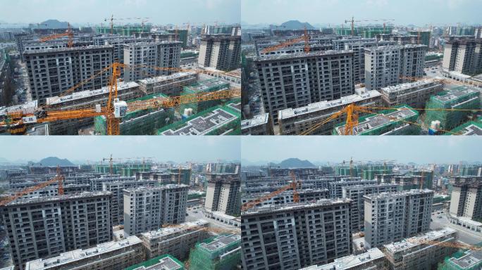 桂林七星区融创楼盘建筑工地
