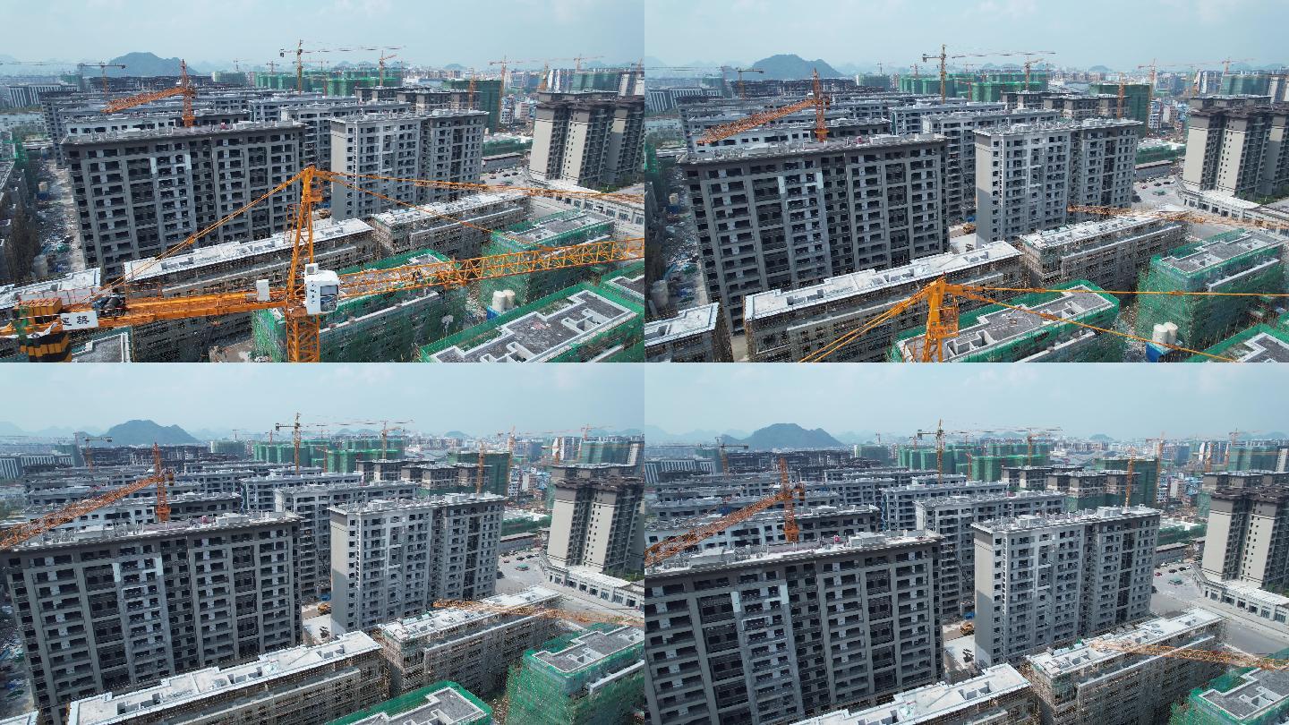 桂林七星区融创楼盘建筑工地
