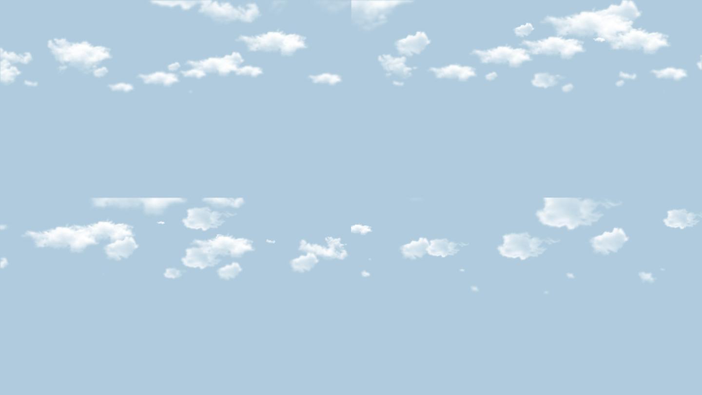 流云背景-无缝循环带透明通道