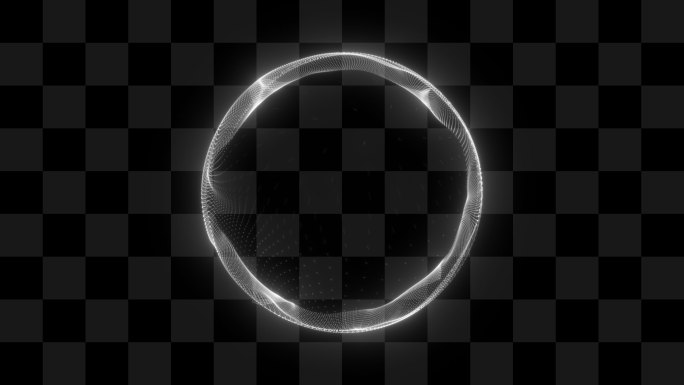 唯美光圈圆环粒子4-循环alpha通道