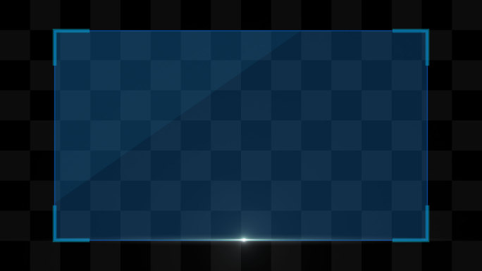 科技玻璃质感图文框5-alpha通道