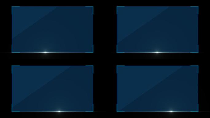 科技玻璃质感图文框5-alpha通道