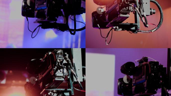 摄影机起重机大摇臂4K影棚
