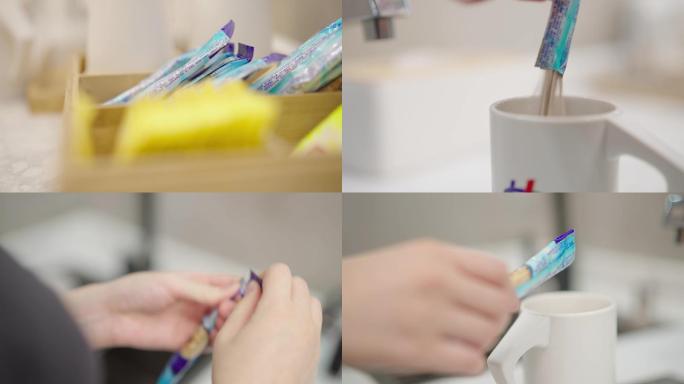 办公室速溶咖啡冲泡