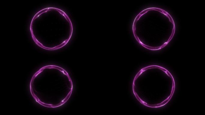 唯美光圈圆环粒子5-循环alpha通道