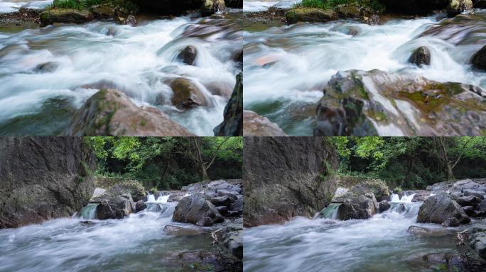 4K溪水流动延时摄影