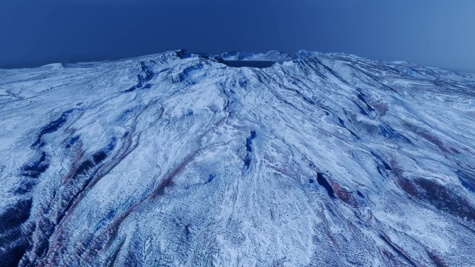 长白山天池4k 航拍动画 东北风光 唯美