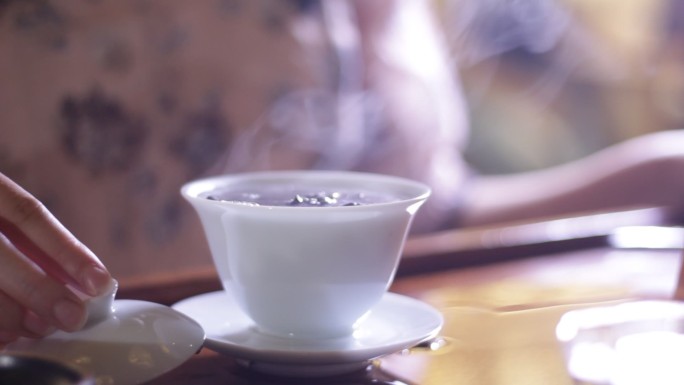 茶艺 泡茶 茶秀 盖碗茶艺 展示茶艺