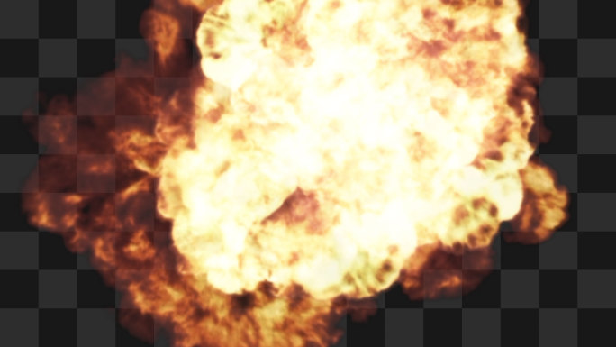 爆炸火焰冲屏4-alpha通道