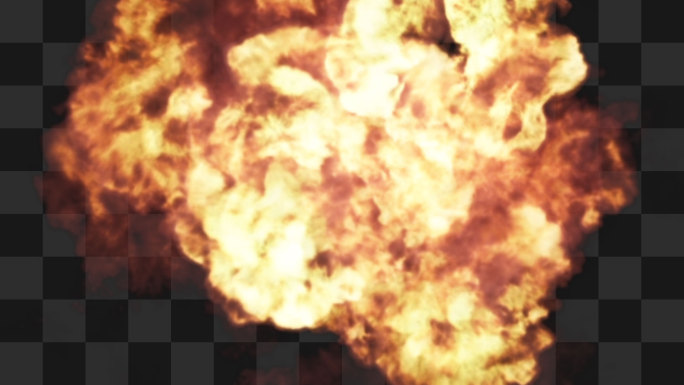 爆炸火焰冲屏5-alpha通道