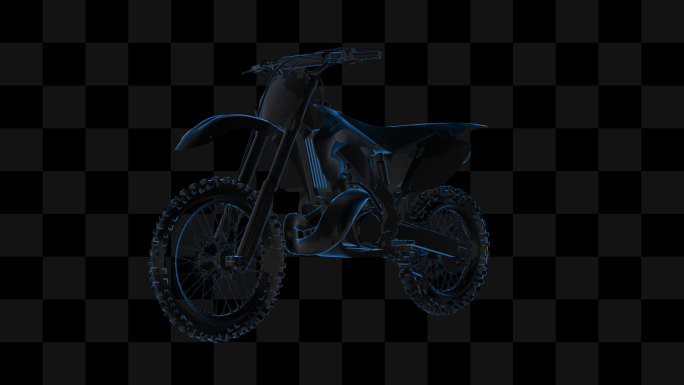 全息科技摩托车展示1-循环alpha通道