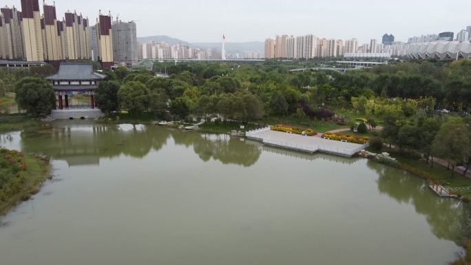 青海西宁湟水湿地公园