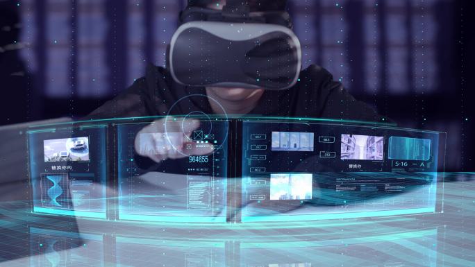 VR虚拟科技屏幕AE模板