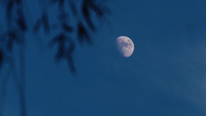 月亮实拍4K