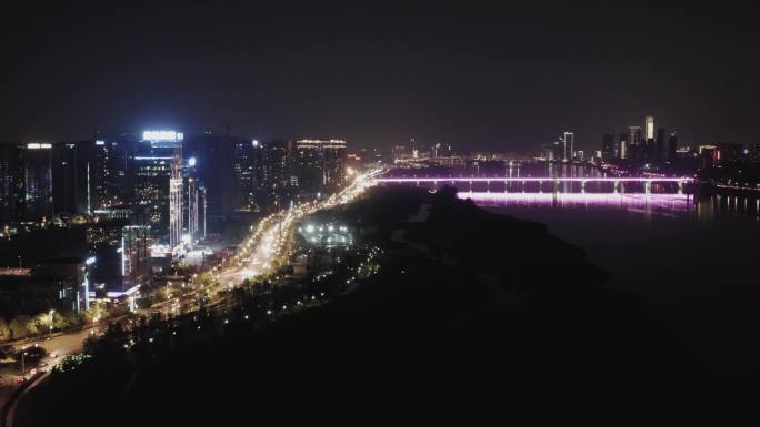 长沙潇湘南路夜景