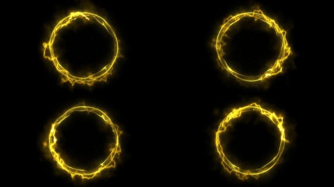 能量光圈圆环粒子3-循环alpha通道