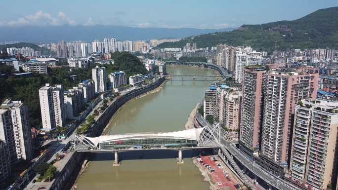 达州 达川区 戛云路 州河 通川中路