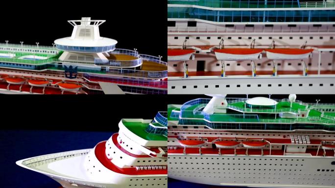 挪威海上君主号邮轮模型