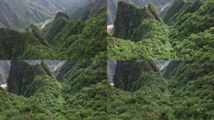 柴埠溪大峡谷 索道 航拍 宜昌