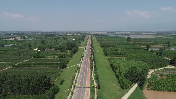 渭河河堤整治河堤改造防洪堤河堤生态绿化