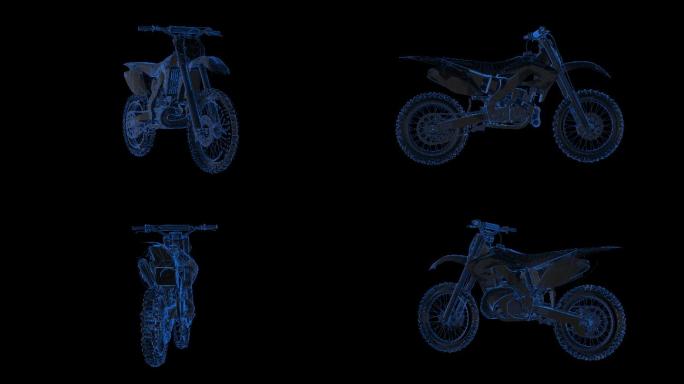 全息科技摩托车展示2-循环alpha通道
