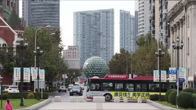 大连中山广场延时集合