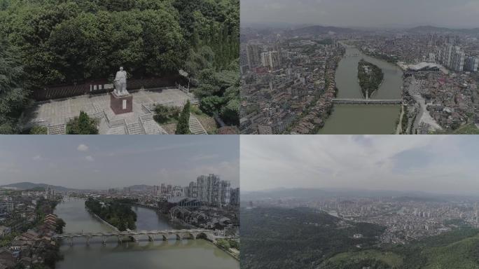 醴陵 渌江书院 四面佛 左权像 仙岳山