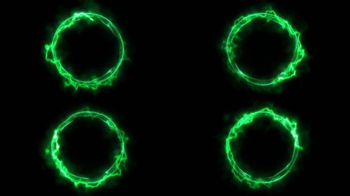 能量光圈圆环粒子2-循环alpha通道