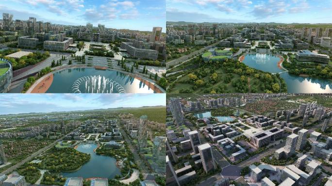 三维城市规划高新产业开发区产业园合集