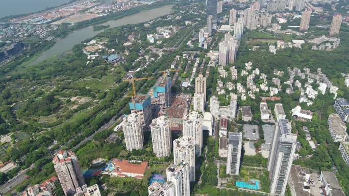 深圳航拍 工地 施工 建设