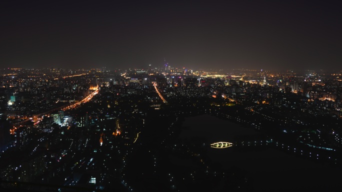夜晚北京