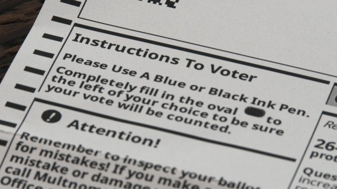 官方投票对选民的指示