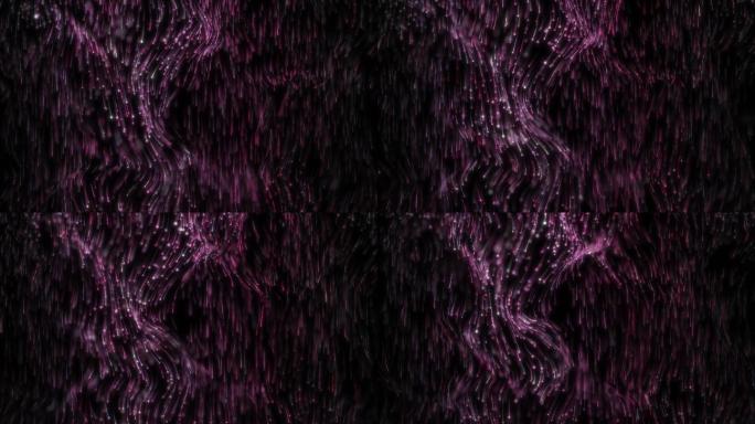 紫色粒子流