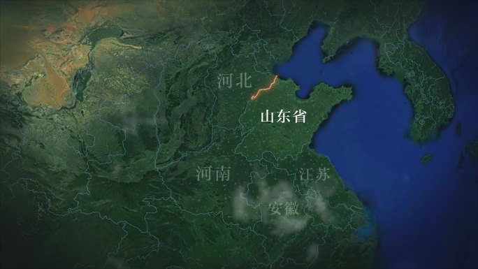 山东穿云地图