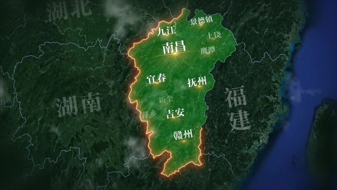 江西省地图