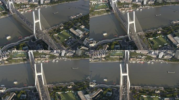 【原创4K】航拍上海南浦大桥陆家嘴