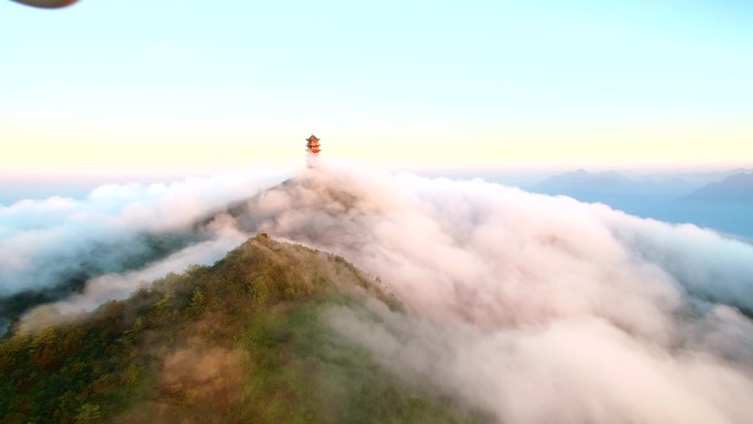 巴山大峡谷—罗盘顶日出