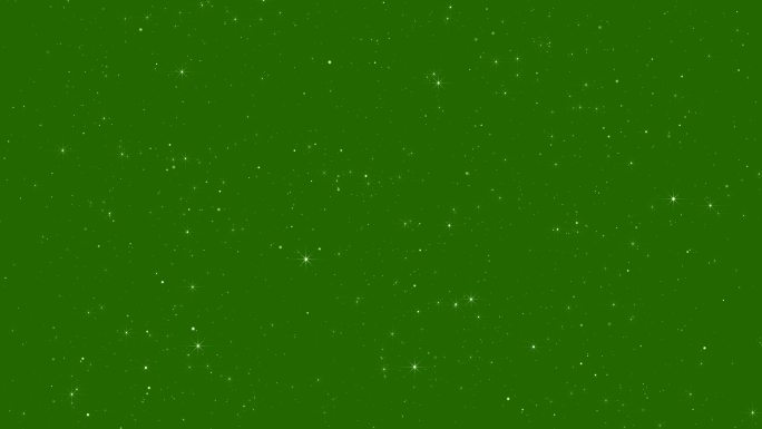 绿屏闪亮粒子