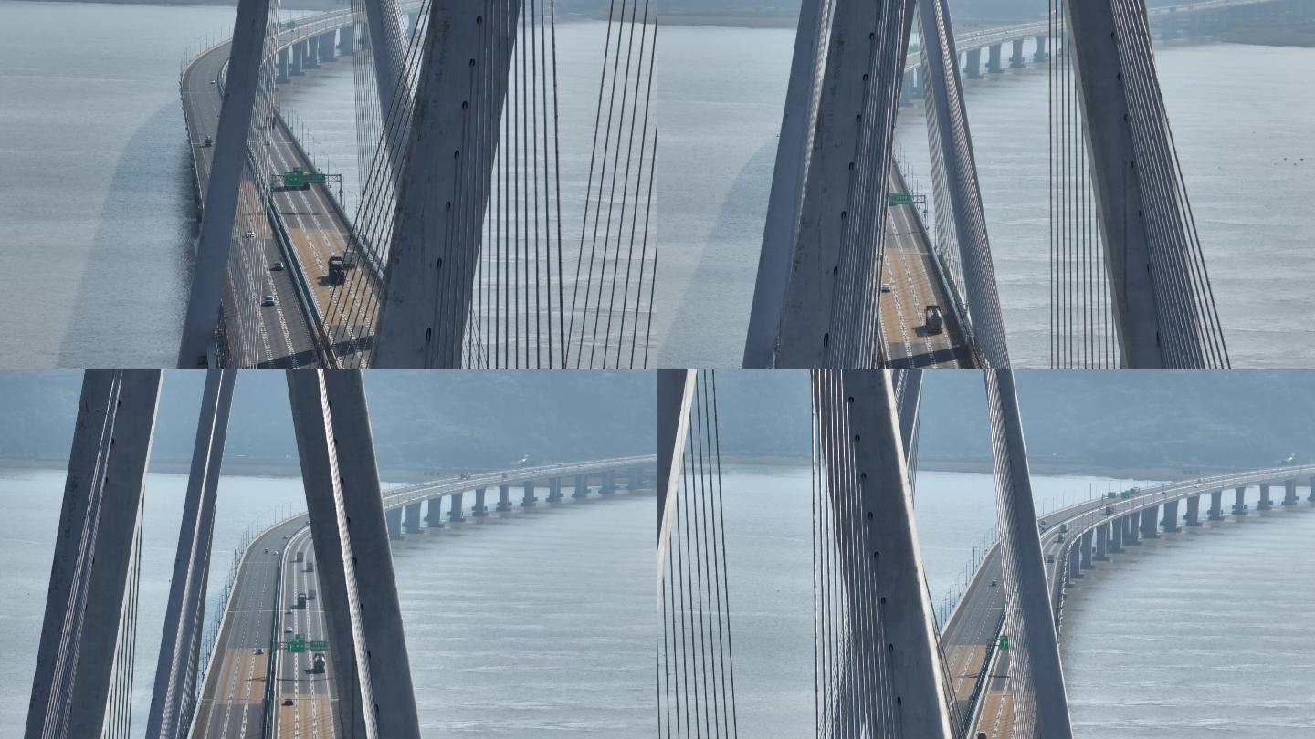 乐清湾跨海大桥航拍