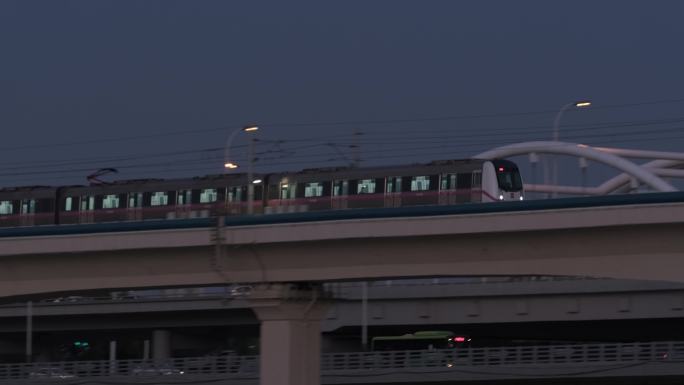 西安浐灞灞河生态地铁交通