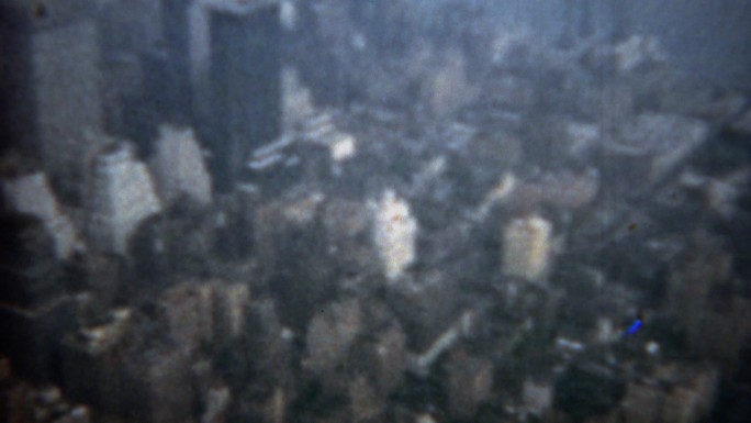 1961年：从帝国大厦俯瞰曼哈顿市中心。