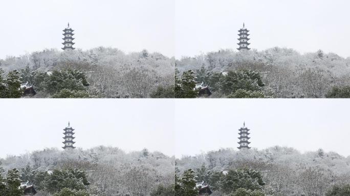 雪后塔山风光